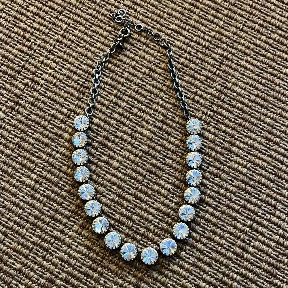 J.Crew Venus Flytrap Crystal Necklace